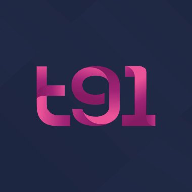 ortak mektup logo vektör çizim