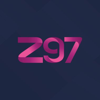 ortak mektup logo Z97 vektör çizim