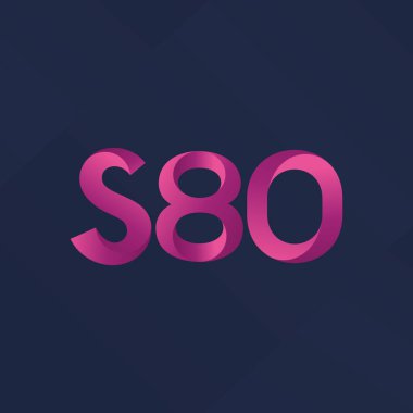 ortak mektup logo s 80 vektör çizim