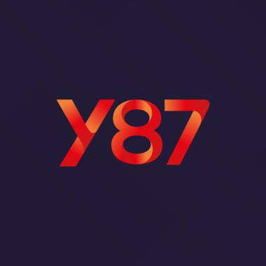 ortak mektup logo Y87 vektör çizim
