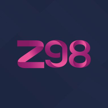 ortak mektup logo Z 98 vektör çizim