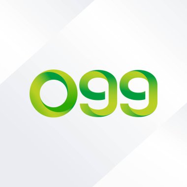 O99 ortak mektup ve sayı logo vektör çizim