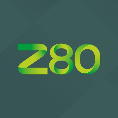 ortak mektup logo Z80 vektör çizim