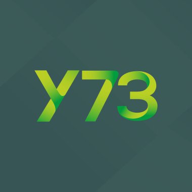 ortak mektup logo Y73 vektör çizim