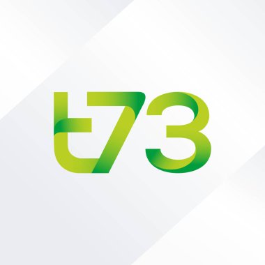 ortak mektup logo t 73 vektör çizim
