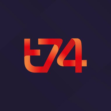 ortak mektup logo vektör çizim