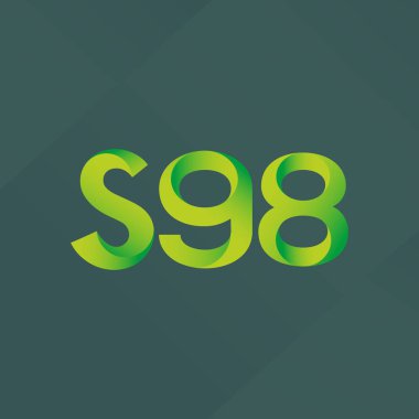 ortak mektup logo s 98 vektör çizim