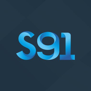 ortak mektup logo vektör çizim