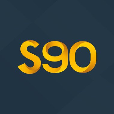 ortak mektup logo vektör çizim