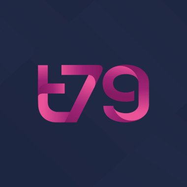 ortak mektup logo vektör çizim