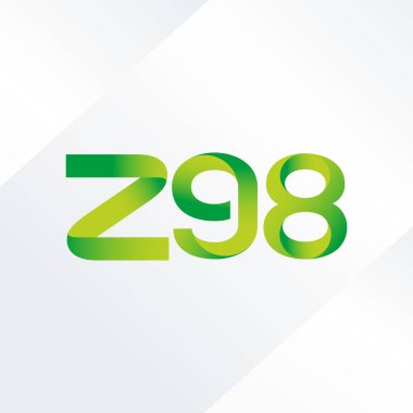 ortak mektup logo Z98 vektör çizim