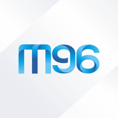 ortak mektup logo m 96 vektör çizim