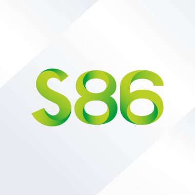 ortak mektup logo vektör çizim