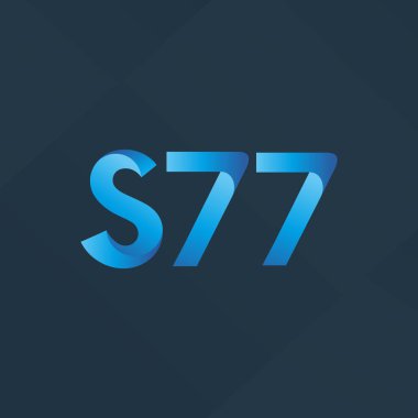ortak mektup logo s 77 vektör çizim