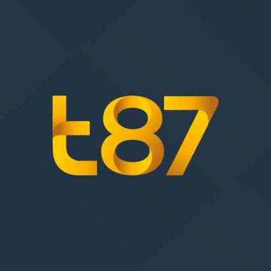 ortak mektup logo vektör çizim