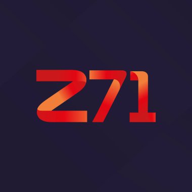 ortak mektup logo Z71 vektör çizim