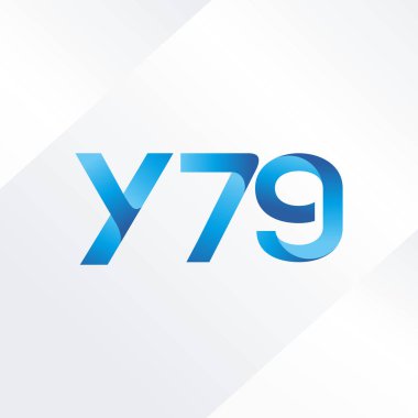 ortak mektup logo Y79 vektör çizim