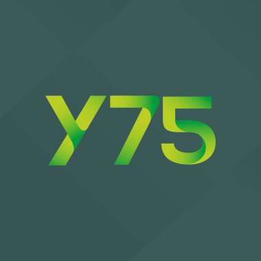ortak mektup logo Y75 vektör çizim
