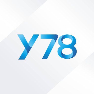 ortak mektup logo Y78 vektör çizim