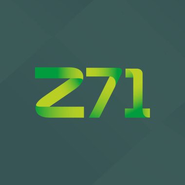 ortak mektup logo Z71 vektör çizim