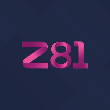 ortak mektup logo Z 81 vektör çizim