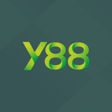 ortak mektup logo Y88 vektör çizim