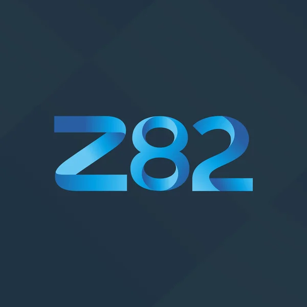Společný Dopis Logo Z82 Vektorové Ilustrace — Stockový vektor
