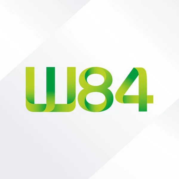 Логотип W84 Векторная Иллюстрация — стоковый вектор