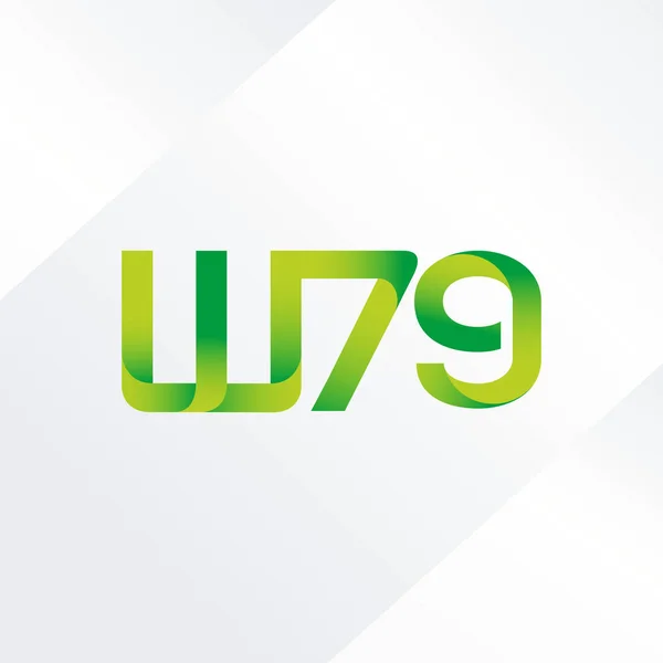 Логотип W79 Векторная Иллюстрация — стоковый вектор