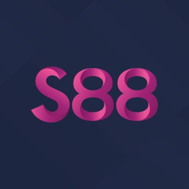 ortak mektup logo vektör çizim