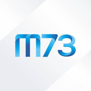 ortak mektup logo m 73 vektör çizim