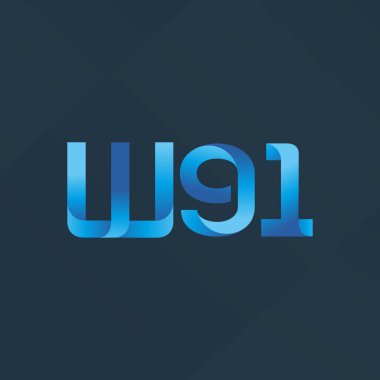 ortak mektup logo, vektör çizim