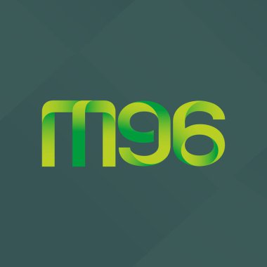 ortak mektup logo m 96 vektör çizim