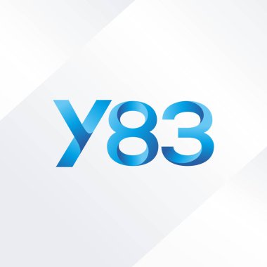 ortak mektup logo Y83 vektör çizim
