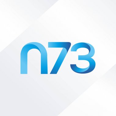 ortak mektup logo n 73 vektör çizim