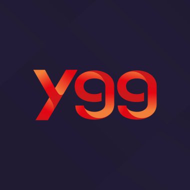 ortak mektup logo Y99 vektör çizim
