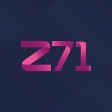 ortak mektup logo Z71 vektör çizim
