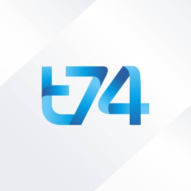 ortak mektup logo vektör çizim