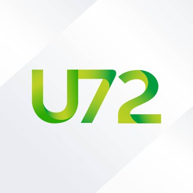  ortak mektup logo U72 vektör çizim