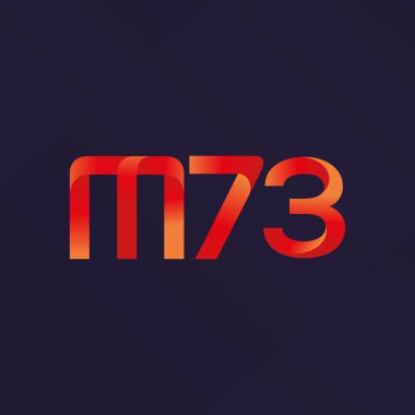 ortak mektup logo m 73 vektör çizim