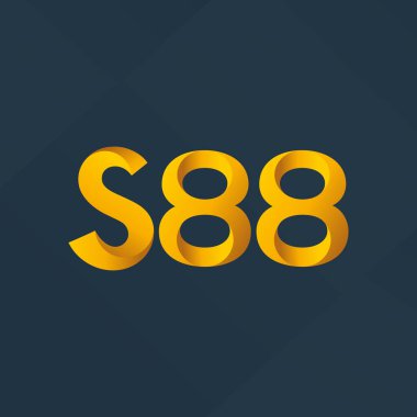 ortak mektup logo vektör çizim