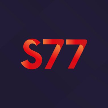 ortak mektup logo s 77 vektör çizim