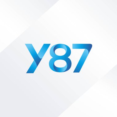 ortak mektup logo Y87 vektör çizim