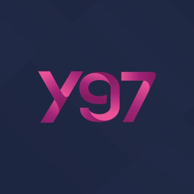 ortak mektup logo Y97 vektör çizim