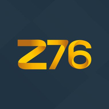 ortak mektup logo Z76 vektör çizim