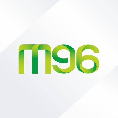 ortak mektup logo m 96 vektör çizim