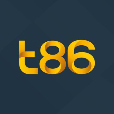 ortak mektup logo vektör çizim