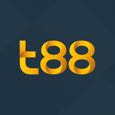 ortak mektup logo vektör çizim