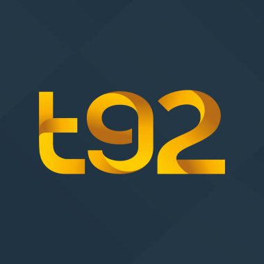 ortak mektup logo vektör çizim