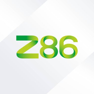ortak mektup logo Z86 vektör çizim